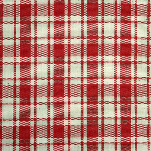 Světle červená metráž - kostky a kostičky