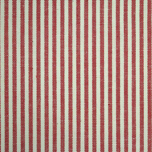 Světle červená metráž - pruhy malé