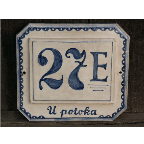 Domovní číslo vzor 31