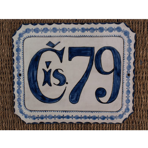 Domovní číslo vzor 29