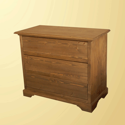 Komoda z masivu se třemi zásuvkami