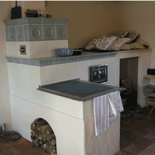 Kachlová kamna č. 8