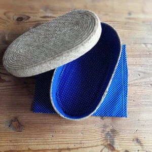 Chlebník oválný přírodní - puntík