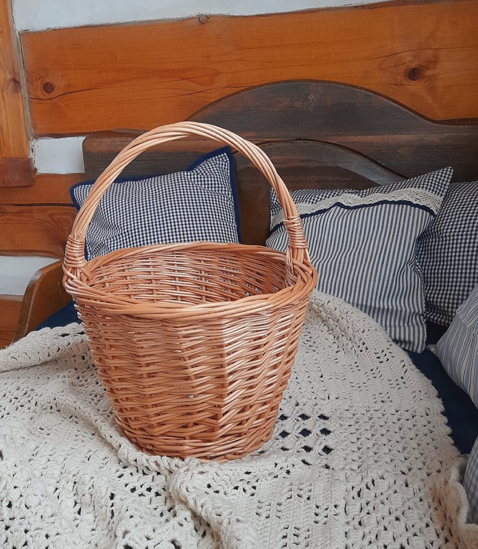 Koš trháček světlý 30 cm