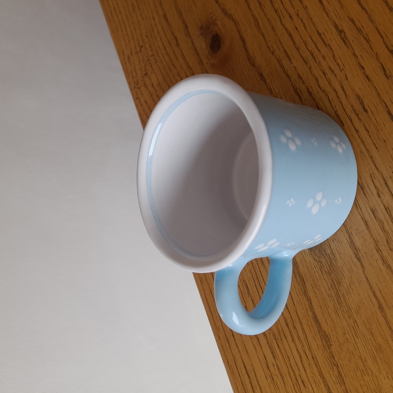 Kafáč 100 ml světle modrý