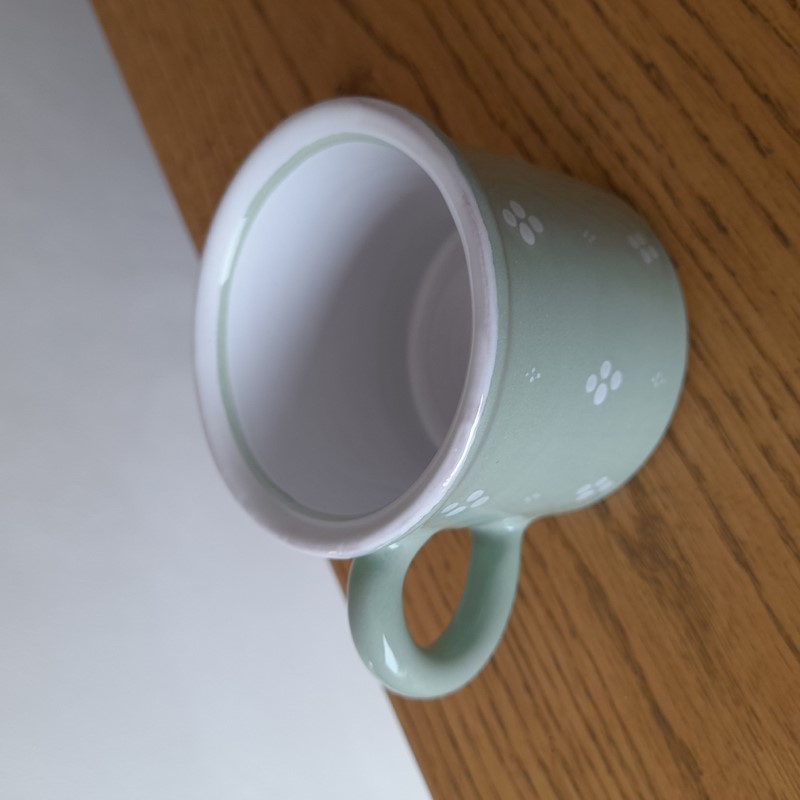 Kafáč 100 ml světle zelený