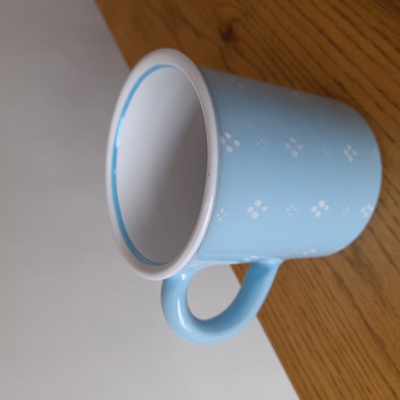 Rovný hrnek 350 ml světle modrý