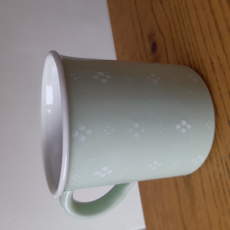 Rovný hrnek 350 ml světle zelený