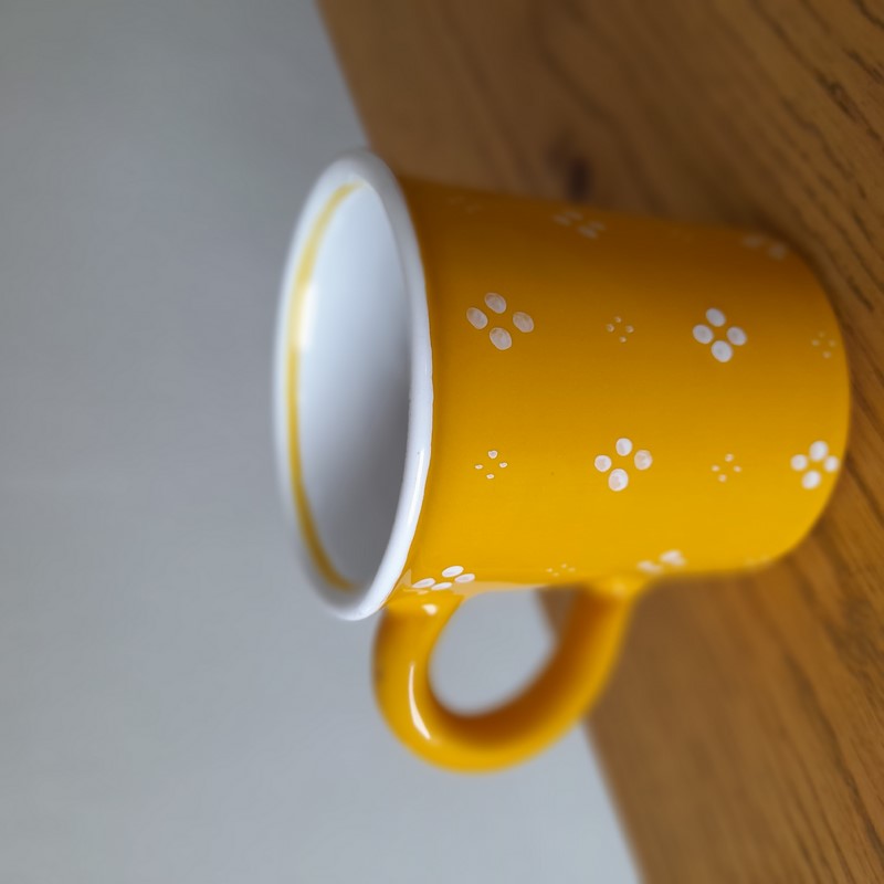 Rovný hrnek 150 ml žlutý