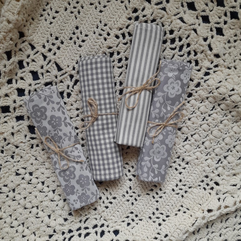 Utěrka šedá (kostky malé)