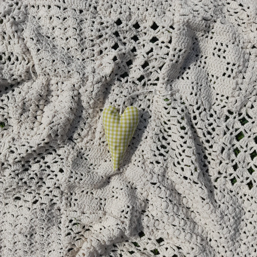 Srdíčko - světle zelená kostka