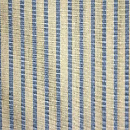 Světle modrá metráž - pruhy střední