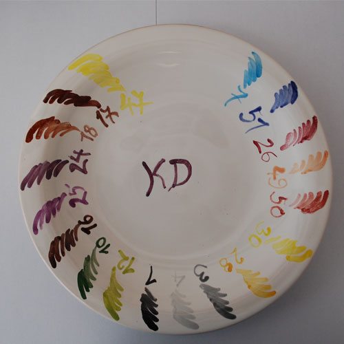 Vzorník barev: světla, sety nádobí