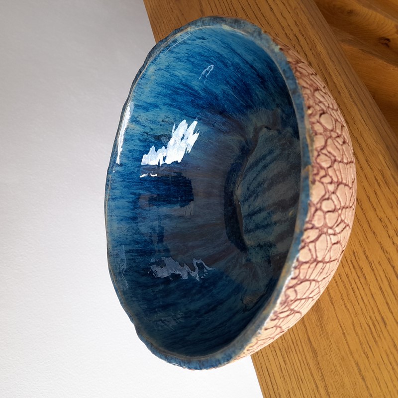 Keramická mísa střední modrá