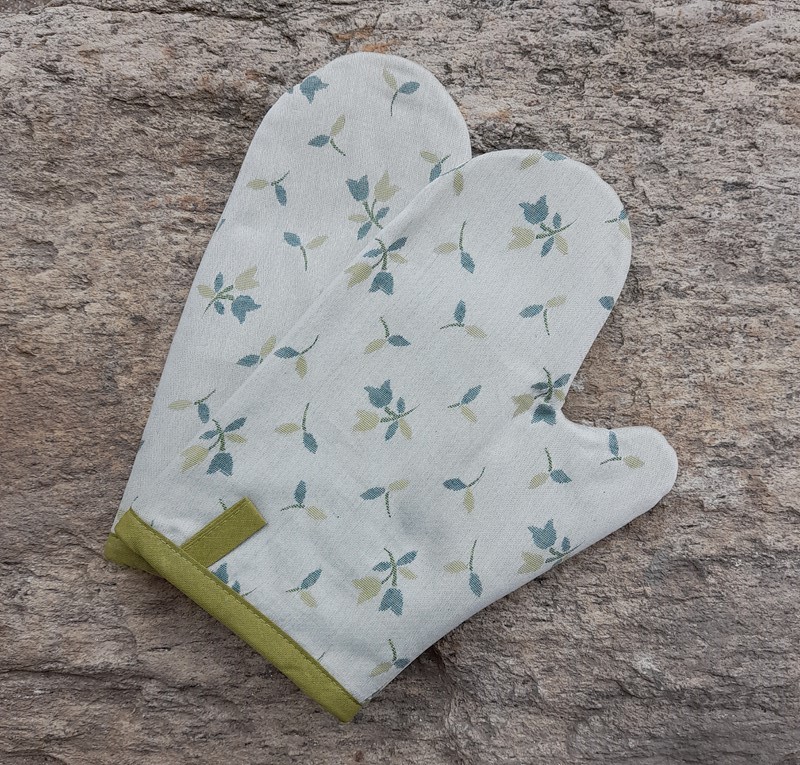 Chňapka - zelené tulipánky