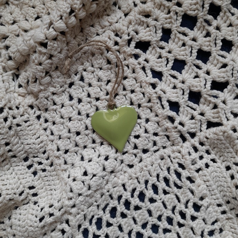 Smaltované srdíčko