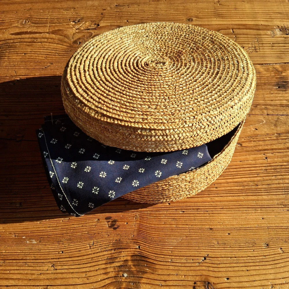 Chlebník kulatý přírodní - modrotisk