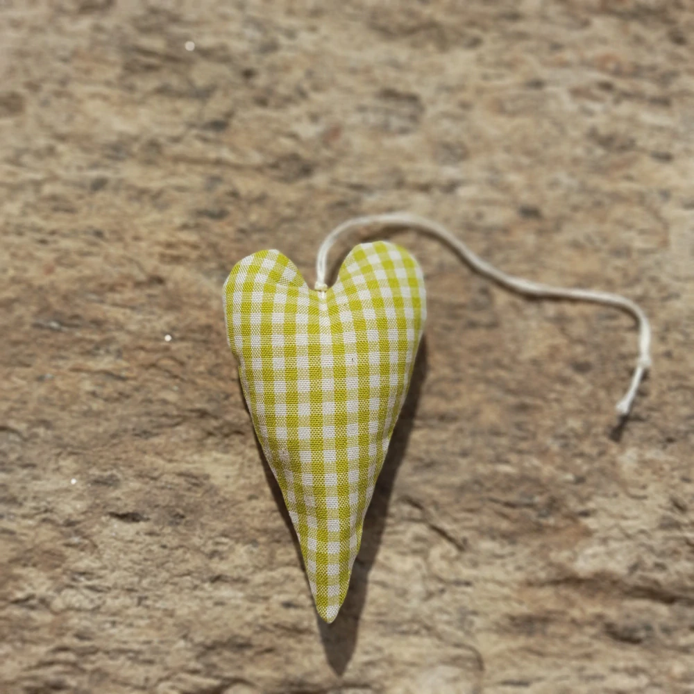 Srdíčko - světle zelená kostka