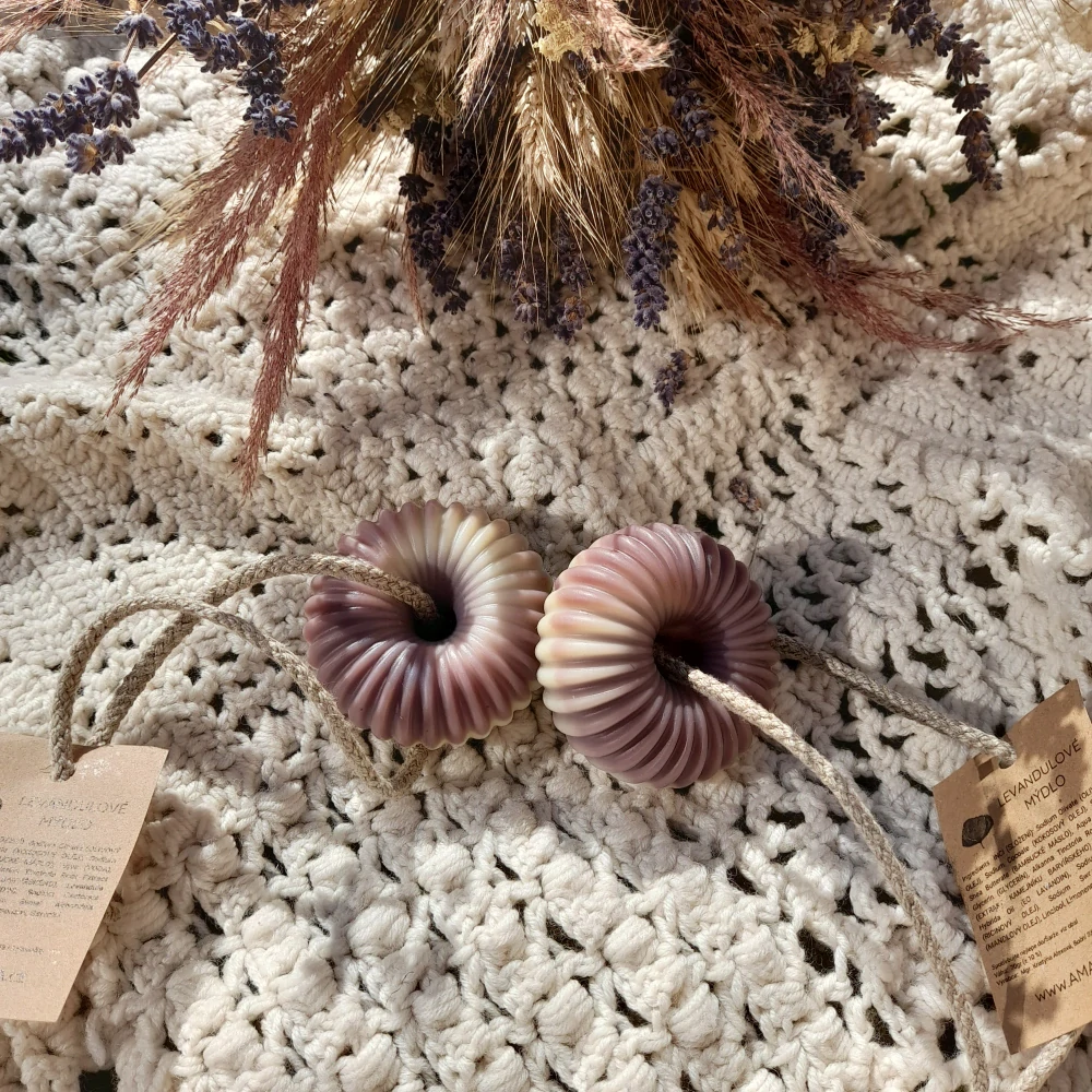 Levandulové mýdlo na provaze