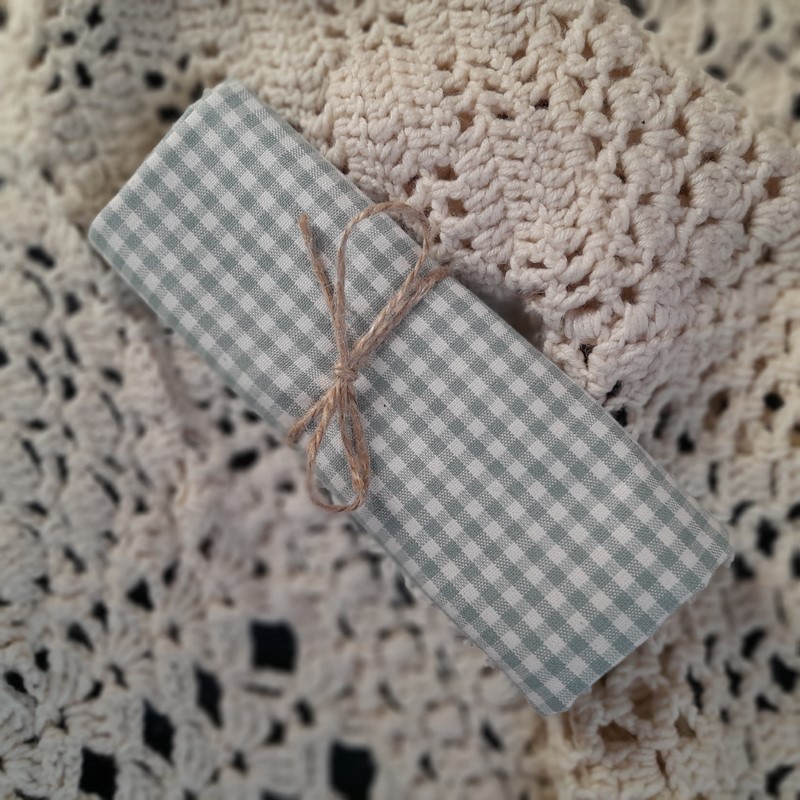 Utěrka starozelená (kostky malé)