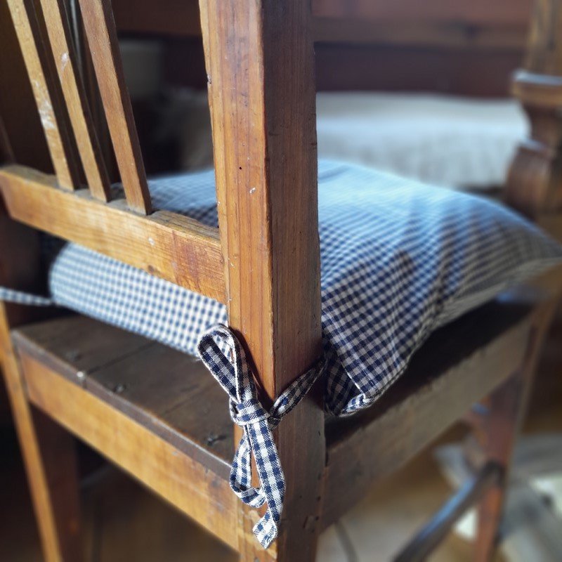 Potah na sedák - tm. modrý (kostky malé)