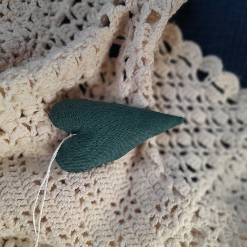 Srdíčko - tmavě zelené