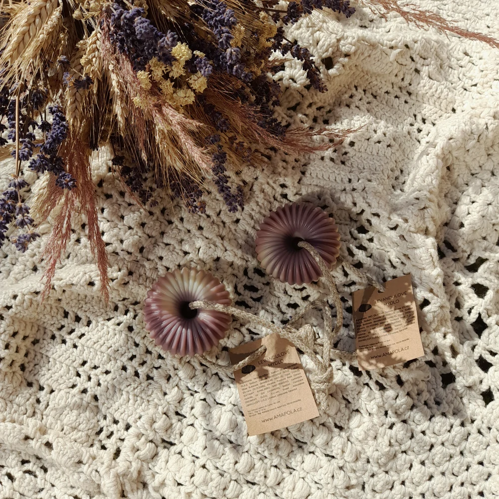 Levandulové mýdlo na provaze