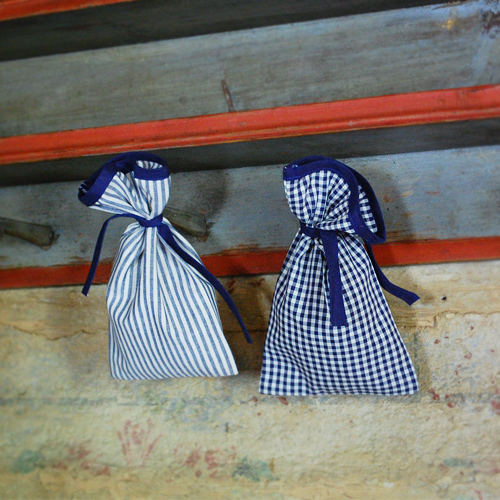 Pytlík - tm. modrý (pruhy malé)