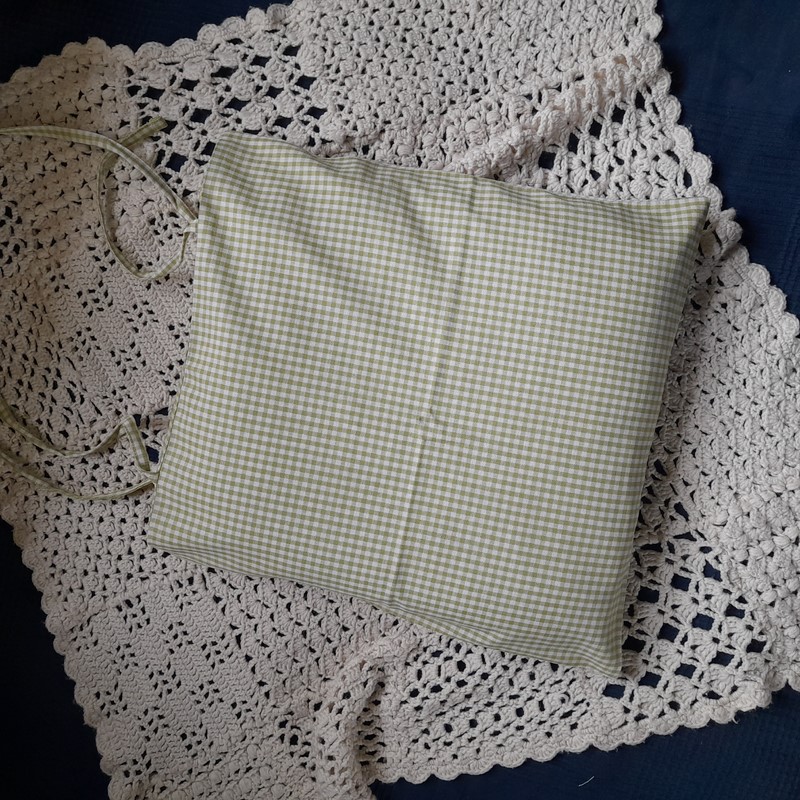 Potah na sedák - sv. zelený (kostky malé)