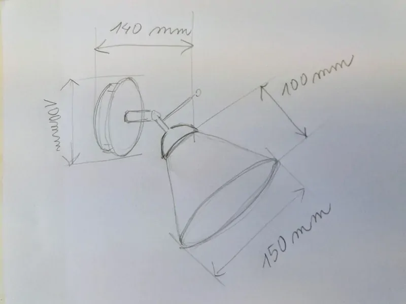 Nástěnné světlo č. 9 (malé)