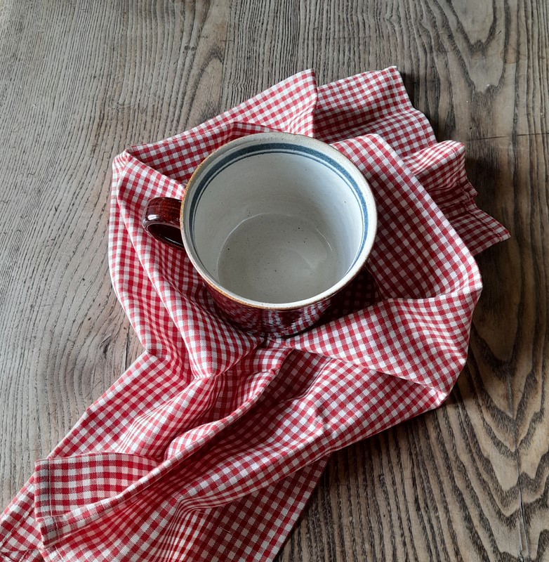 Utěrka červená (kostky malé)