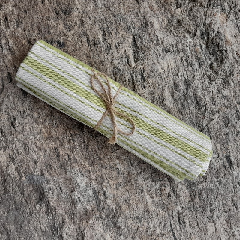 Utěrka sv. zelená (pruhy velké)