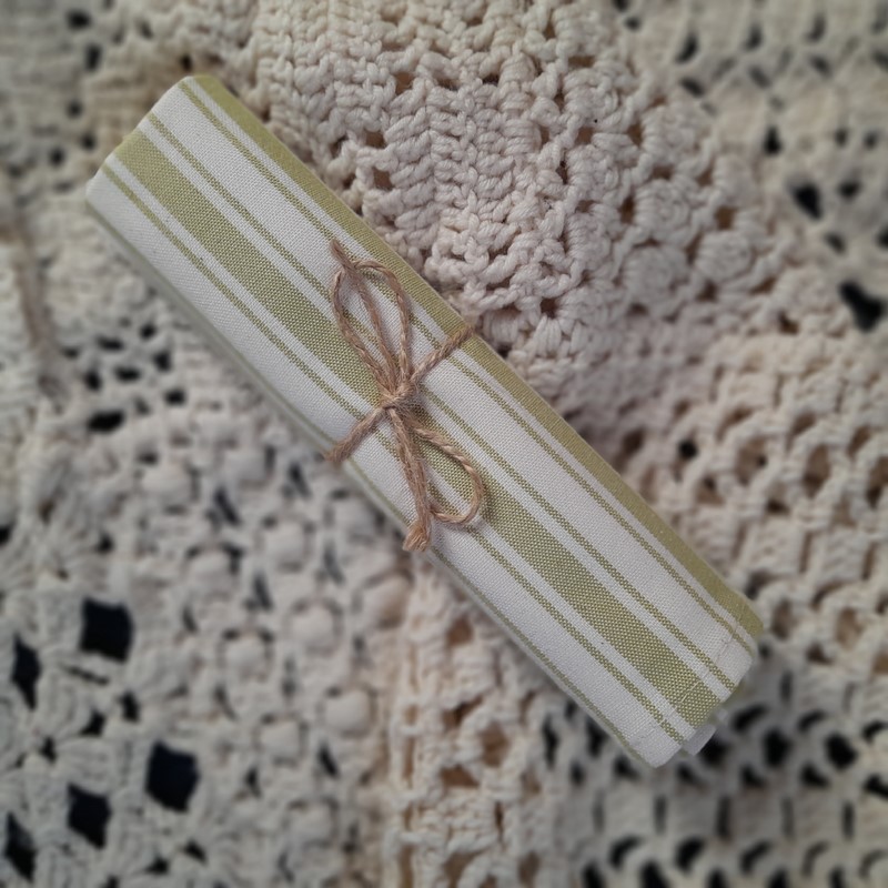 Utěrka sv. zelená (pruhy velké)